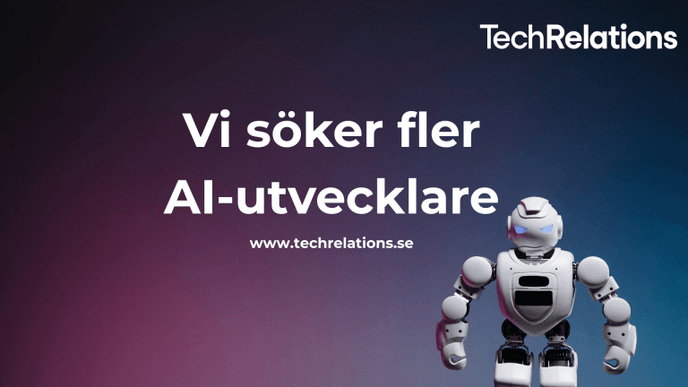 Vi söker fler AI-utvecklare