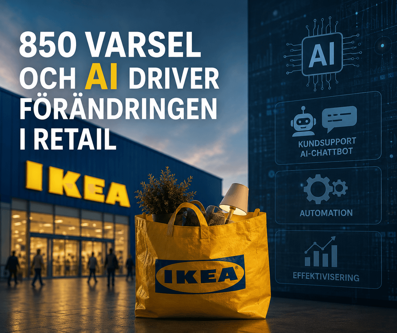 Retailbranschen förändras snabbt, IKEA är ett tydligt exempel på hur AI förändrar framtidens handel